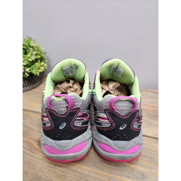 Asics Gel Venture 5 Athletic Running Shoes Gray/Lime/Pink Women's 7.5 - Picture 3 of 8